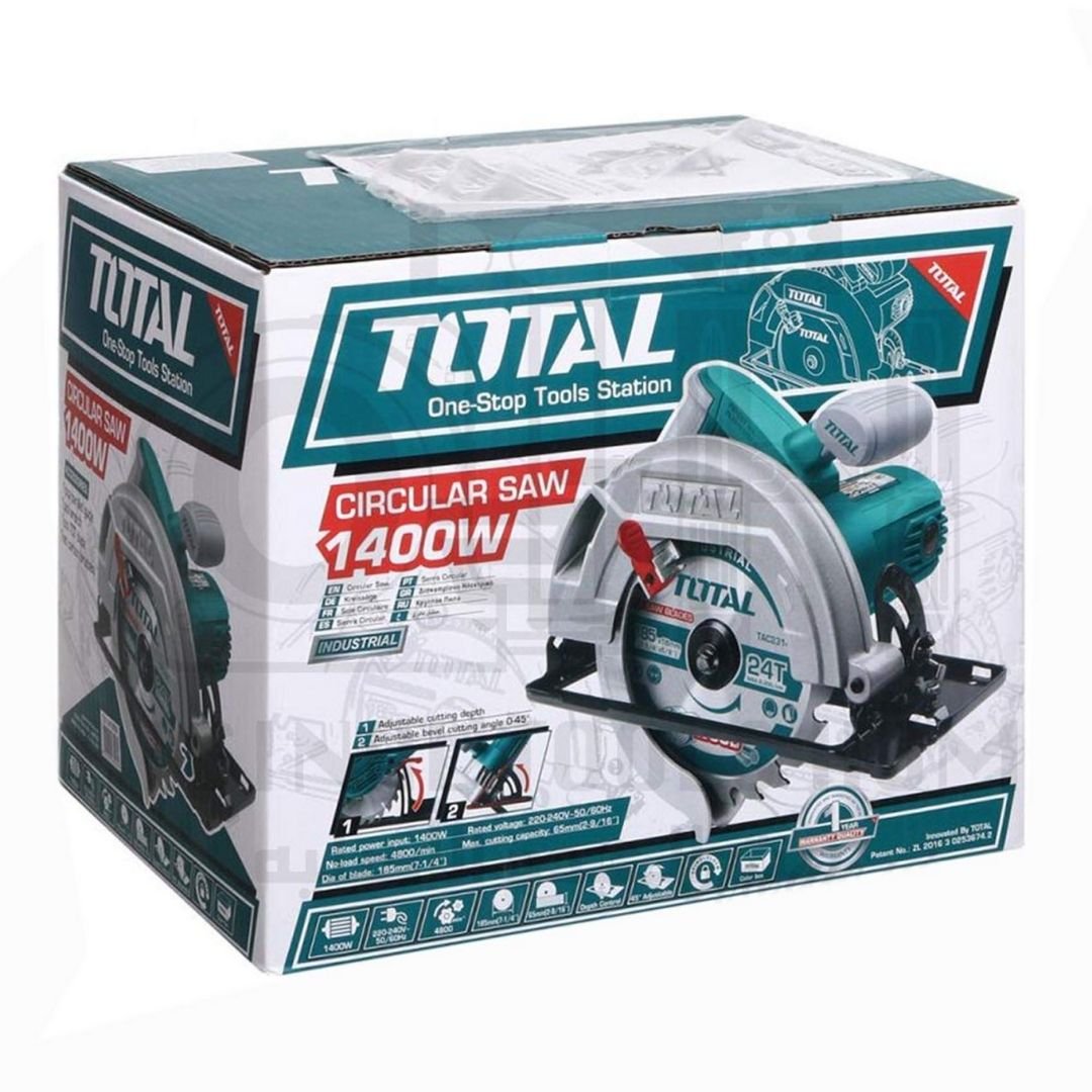 TOTAL TS1141856 Circular Saw 1400W