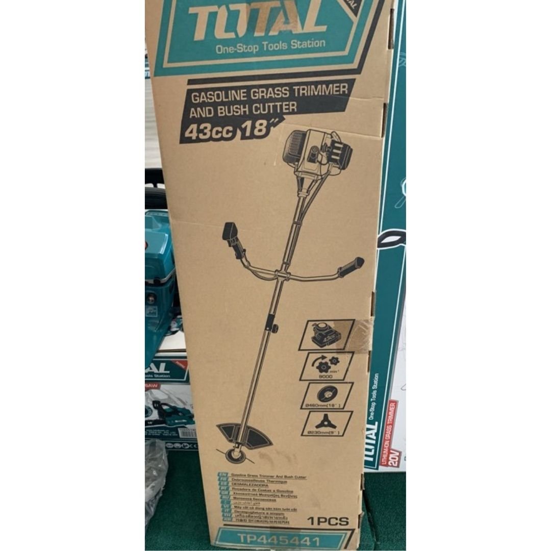 TOTAL TP445441 2 Stroke Gasoline Grass Trimmer and Bush Cutter