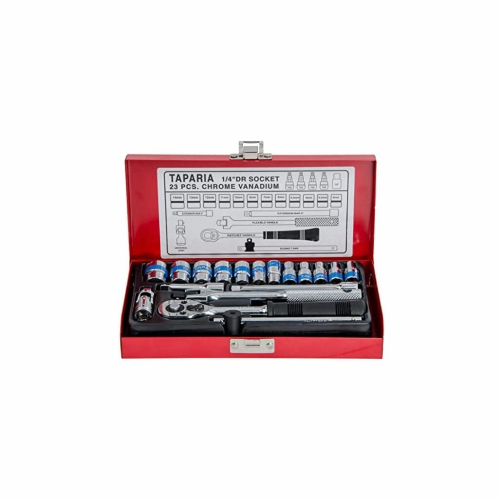 TAPARIAS1/4H 1/4Inch Square Drive Socket Set Tools Direct