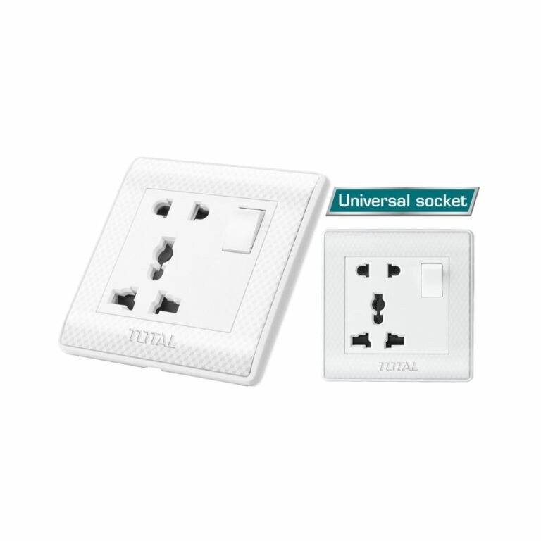 TOTAL THESST1116A 1 Gang 2&3 Pin 16A Electric Universal Socket